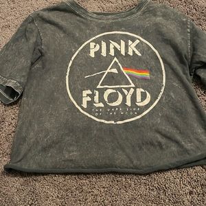 pink floyd crop top